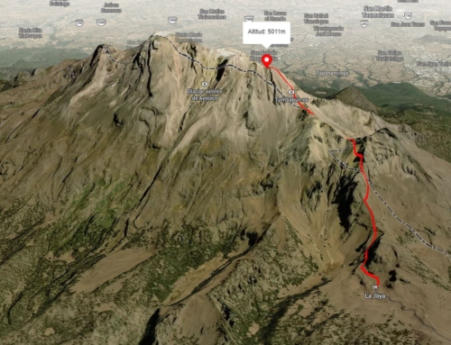 Ruta de ascenso al Iztaccíhuatl