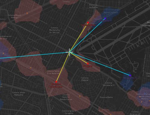Spider Map: Metro y Metrobús de la CDMX